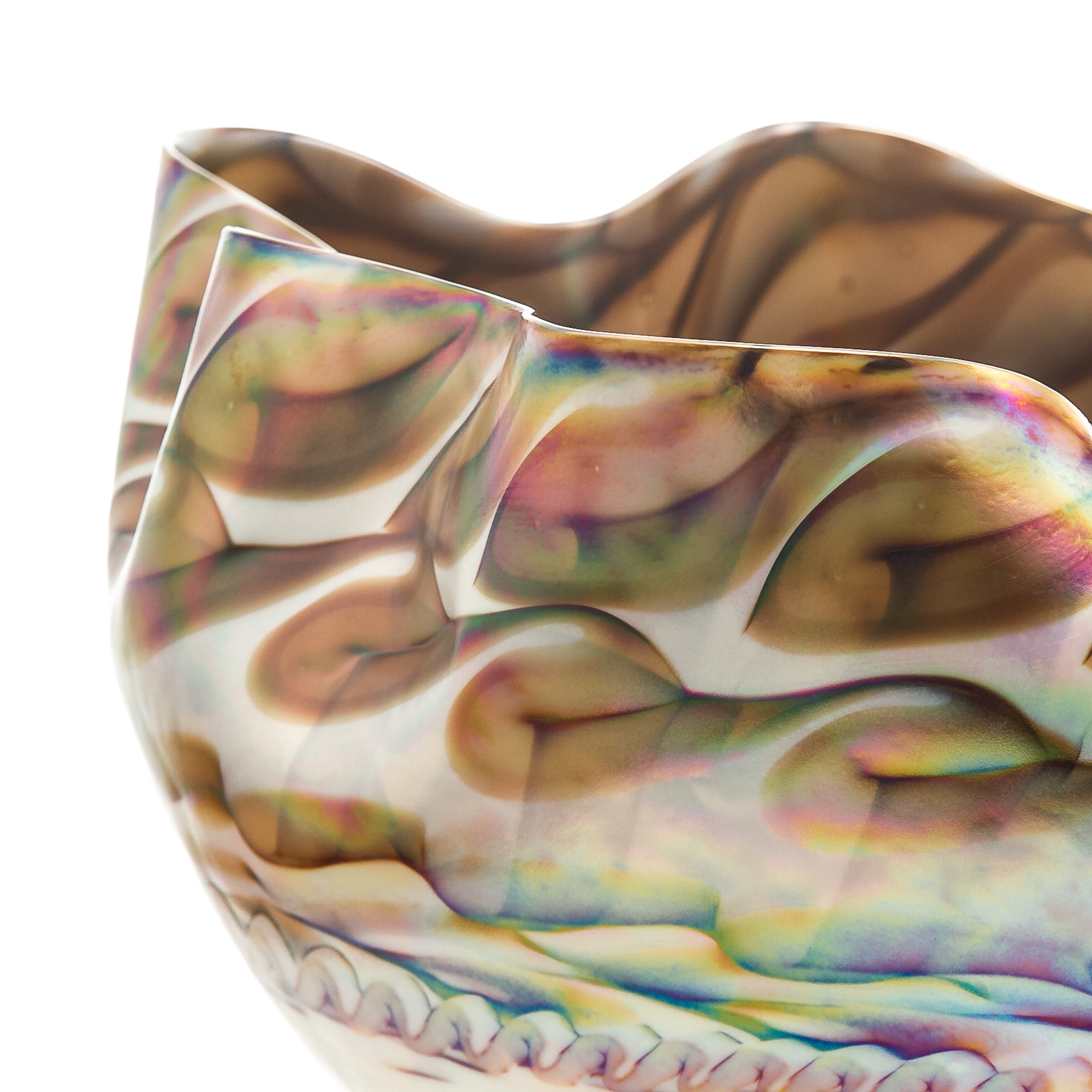 Caribbean BIG Glass Centrepiece - Glass of Murano - Large Murano Glass bowl