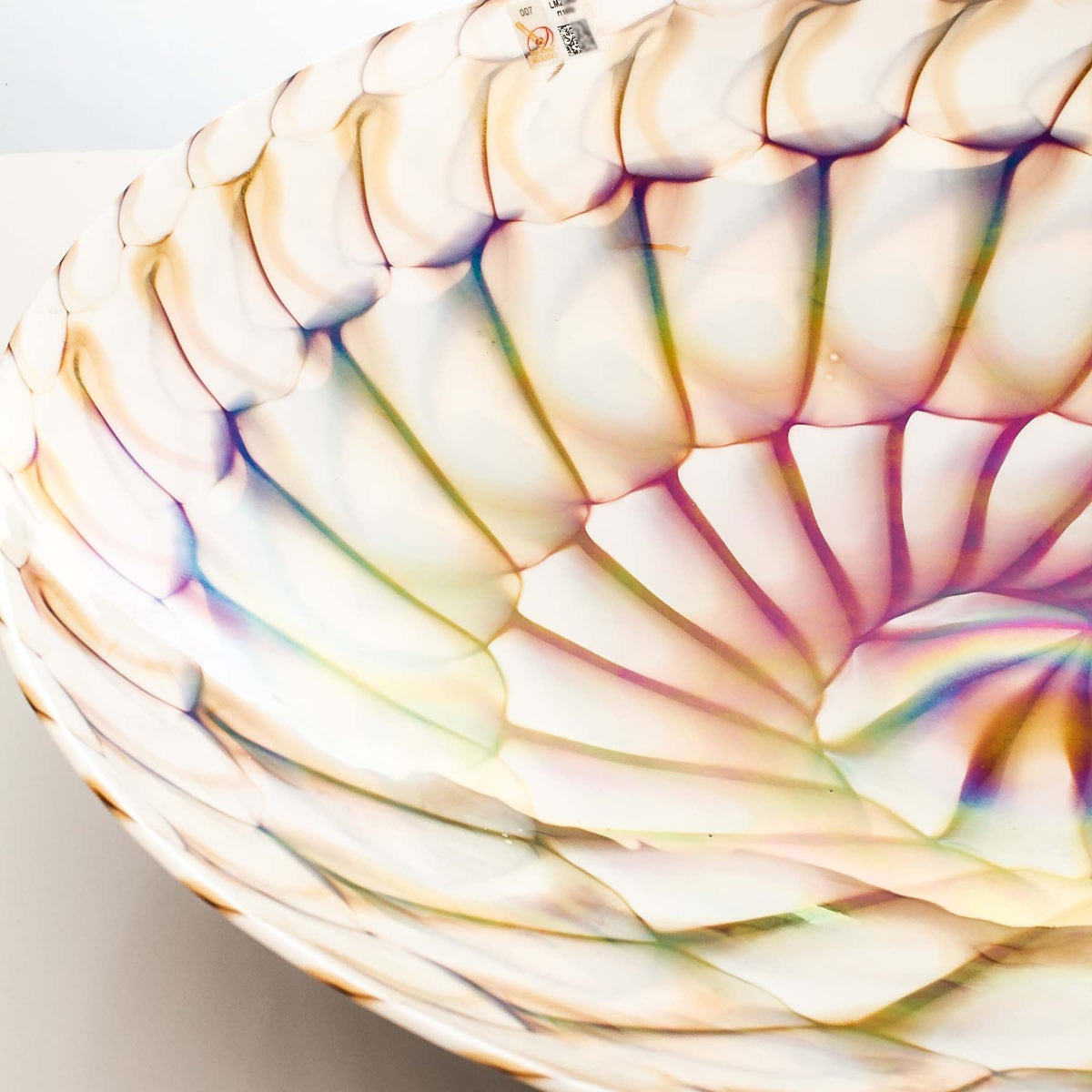 Caribbean centrepiece - Glass of Murano Venice bowl