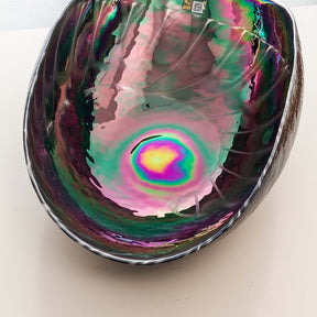 Electrified edition - Glass folded bowl - Glass of Murano