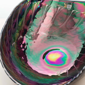 Electrified edition - Glass folded bowl - Glass of Murano