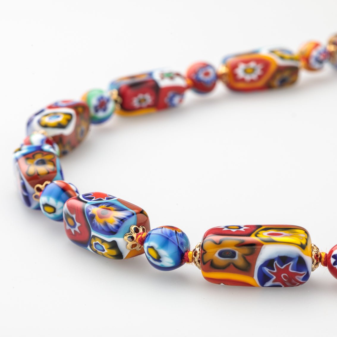 Extender edition Glass Necklace - Millefiori - Glass of Murano
