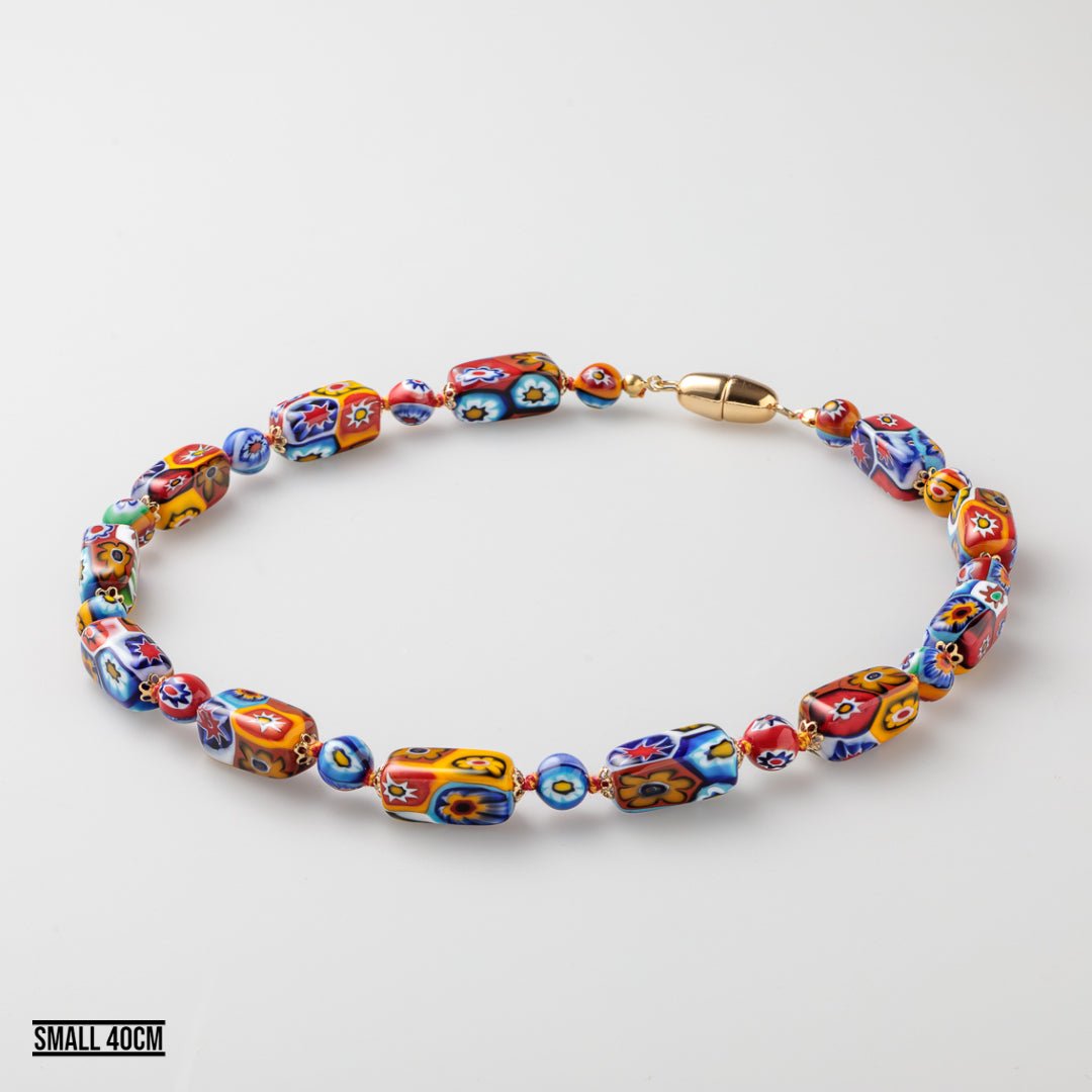 Extender edition Glass Necklace - Millefiori - Glass of Murano