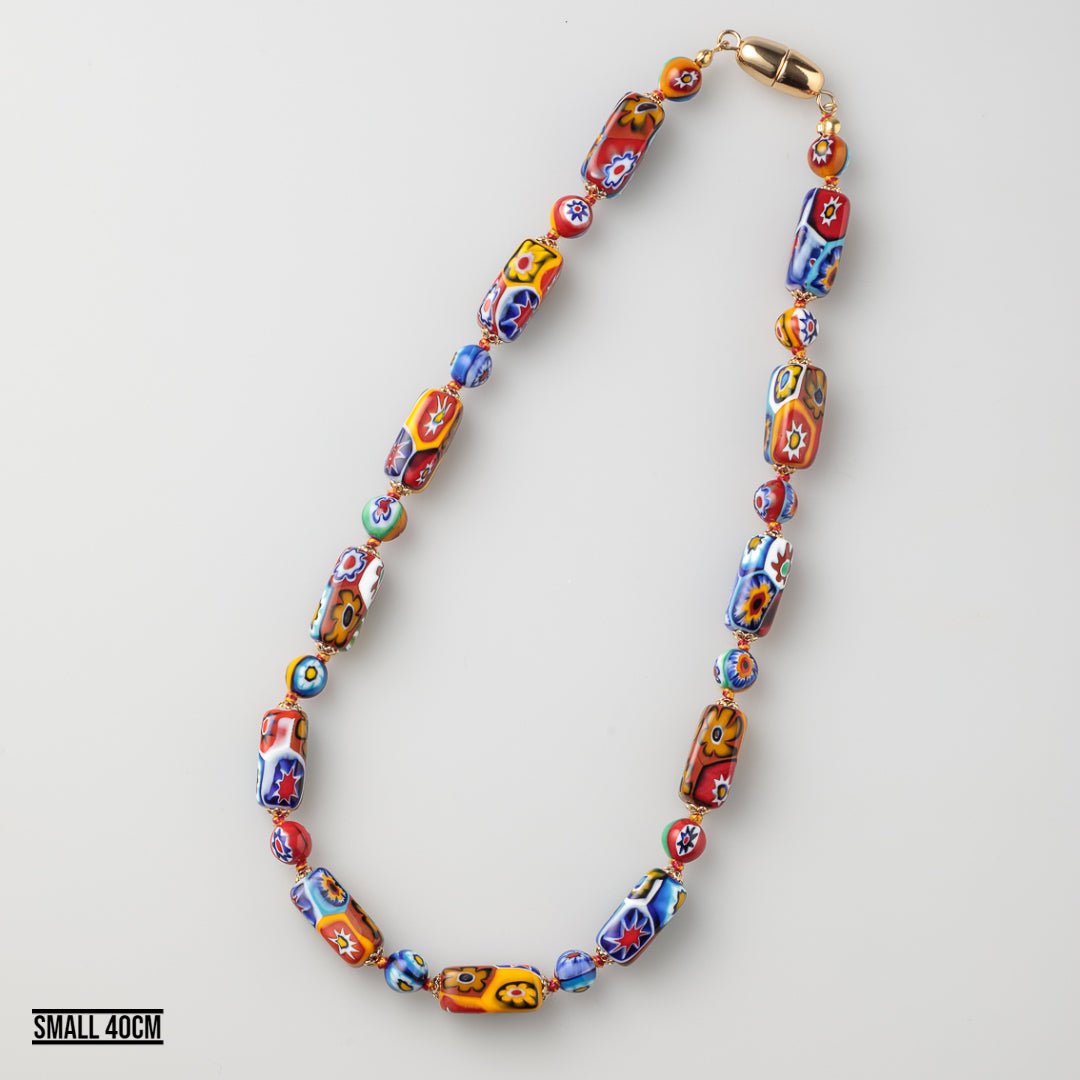 Extender edition Glass Necklace - Millefiori - Glass of Murano