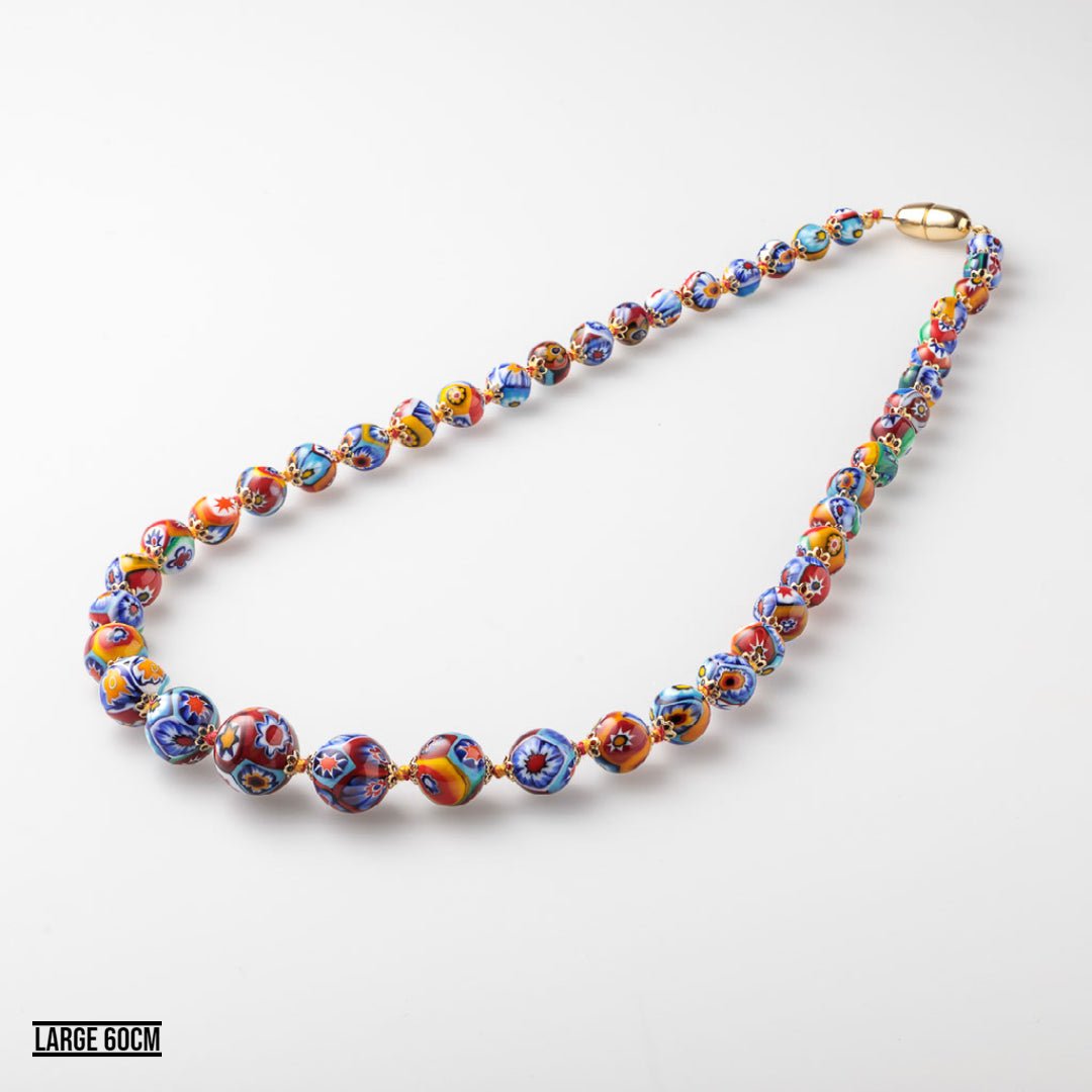 Sphere edition glass necklace - Millefiori - Glass of Murano