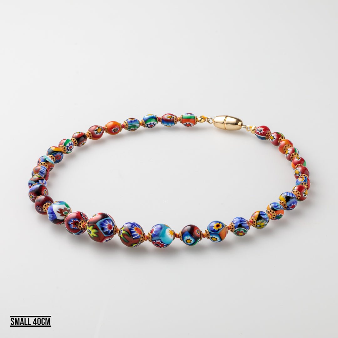 Sphere edition glass necklace - Millefiori - Glass of Murano