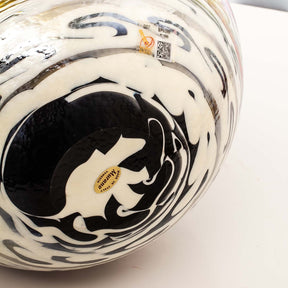 Spherical Zaire Vase - Glass of Murano