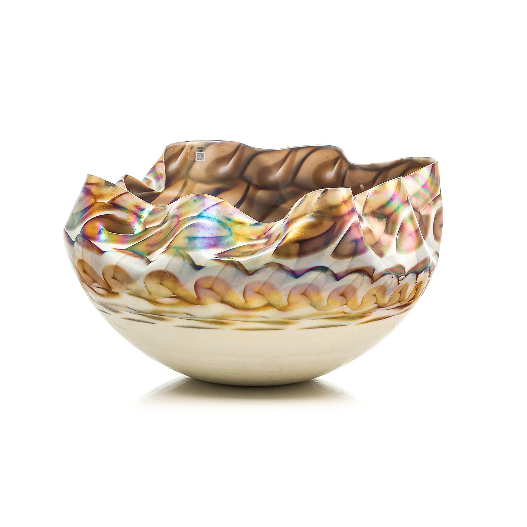 Caribbean BIG Glass Centrepiece - Glass of Murano - Large Murano Glass bowl
