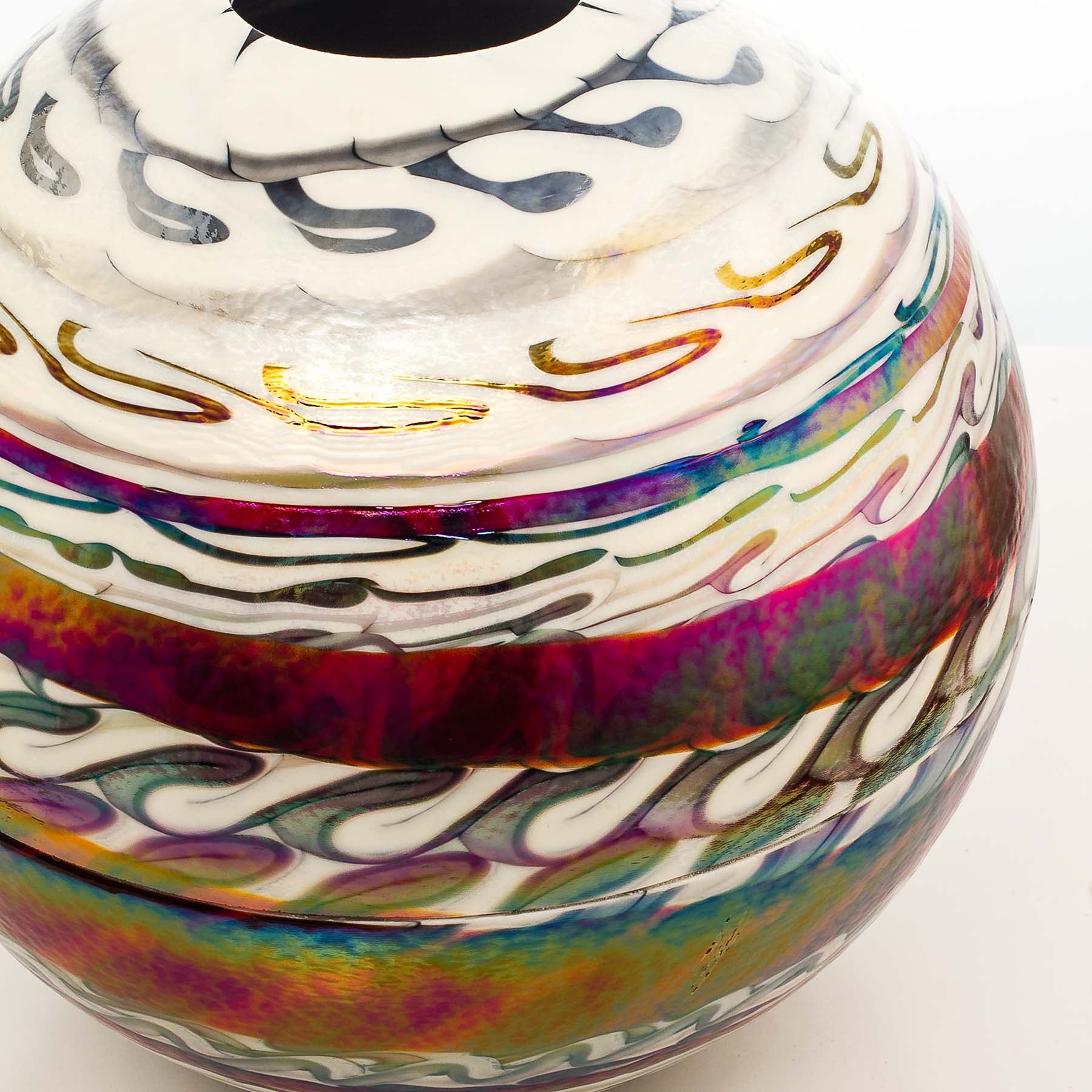 Spherical Zaire Vase - Glass of Murano