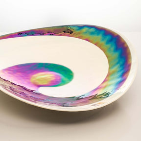 The Black Symphony - Folded Glass Plate - Glass of Murano