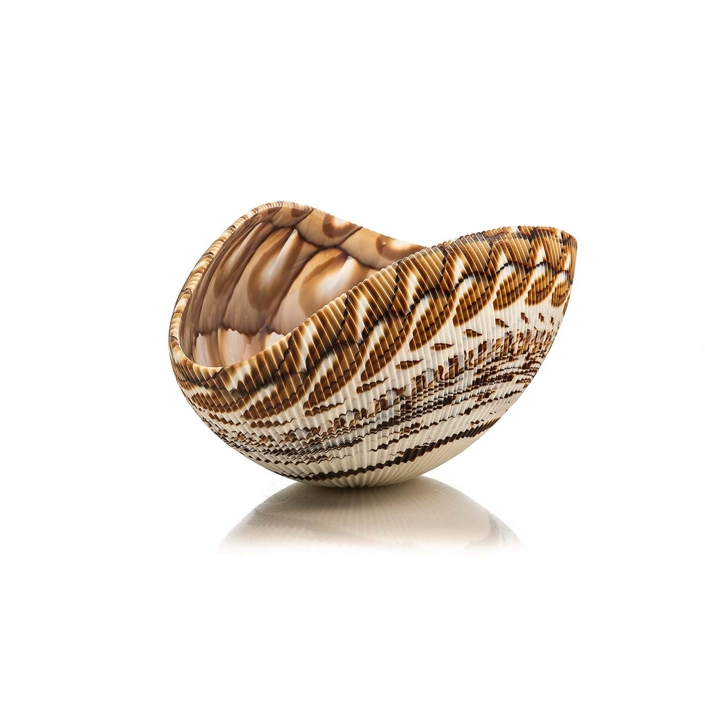 Rich Chestnut glass shell | Glass of Murano